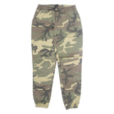 Camo Mens Trousers Green Regular Tapered W28 L29
