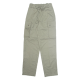 Military Cargo Mens Trousers Green Regular Straight W26 L32