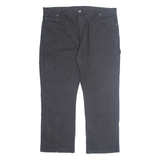 DICKIES Cargo Mens Trousers Black Loose Straight W42 L29
