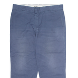 DICKIES Workwear 874 Mens Trousers Blue Loose Straight W40 L29