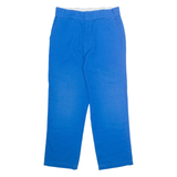 DICKIES Workwear Womens Trousers Blue Regular Straight W28 L26
