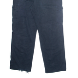 DICKIES Workwear Cargo Mens Trousers Blue Regular Straight W36 L32