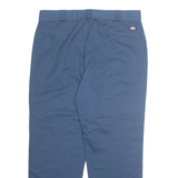 DICKIES Workwear Mens Trousers Blue Regular Straight W38 L30