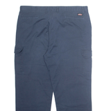 DICKIES Cargo Mens Trousers Blue Regular Straight W42 L32