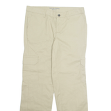 DICKIES Cargo Womens Trousers Beige Relaxed Tapered W32 L31