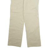 DICKIES Cargo Womens Trousers Beige Relaxed Tapered W32 L31