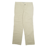 DICKIES Cargo Womens Trousers Beige Relaxed Tapered W32 L31