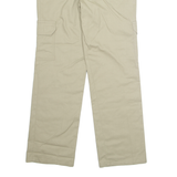 DICKIES Cargo Womens Trousers Beige Relaxed Tapered W32 L31
