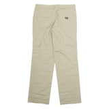 DICKIES Cargo Womens Trousers Beige Relaxed Tapered W32 L31