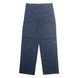 DICKIES Workwear Mens Trousers Blue Regular Straight W28 L28