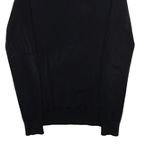 KARL LAGERFELD Lightweight Mens Jumper Black Tight Knit XS