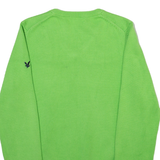 LYLE & SCOTT Golf Mens Jumper Green V-Neck Tight Knit S