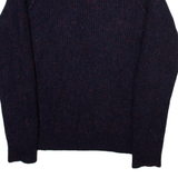 REISS Womens Jumper Blue Tight Knit XS