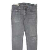 HOLLISTER Super Skinny Womens Jeans Grey Regular Skinny Stone Wash W32 L30