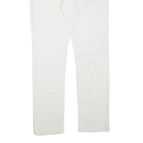 CALVIN KLEIN JEANS Womens Jeans White Slim Straight W34 L34