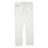 CALVIN KLEIN JEANS Womens Jeans White Slim Straight W34 L34