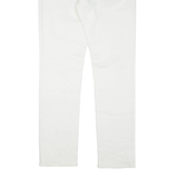CALVIN KLEIN JEANS Womens Jeans White Slim Straight W34 L34