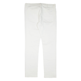 CALVIN KLEIN JEANS Womens Jeans White Slim Straight W34 L34