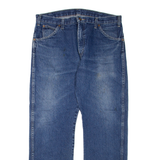 DICKIES Mens Jeans Blue Regular Straight W34 L32