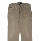 CALVIN KLEIN JEANS Womens Jeans Brown Regular Straight W35 L30