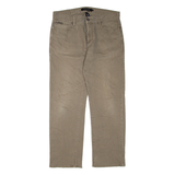 CALVIN KLEIN JEANS Womens Jeans Brown Regular Straight W35 L30