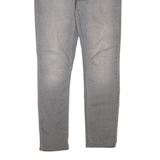 CALVIN KLEIN JEANS Womens Jeans Grey Regular Skinny Stone Wash W32 L32
