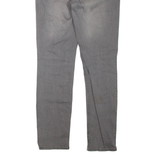 CALVIN KLEIN JEANS Womens Jeans Grey Regular Skinny Stone Wash W32 L32