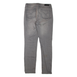 CALVIN KLEIN JEANS Womens Jeans Grey Regular Skinny Stone Wash W32 L32