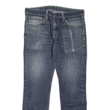 LEVI'S 511 Jeans Mens Blue Slim Straight Stone Wash W34 L32