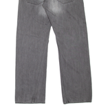 LEVI'S 514 Jeans Mens Grey Slim Straight Stone Wash W33 L30