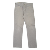 LEVI'S 513 Jeans Mens Grey Slim Straight W30 L30