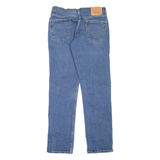 LEVI'S 514 Jeans Mens Blue Slim Straight Stone Wash W29 L32