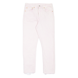 LEVI'S 501S Jeans Womens Pink Skinny Straight W28 L25
