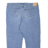 LEVI'S 501 Jeans Womens Blue Regular Straight Stone Wash W43 L28