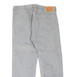 LEVI'S 501XX Jeans Mens Grey Regular Straight W36 L29