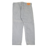 LEVI'S 501XX Jeans Mens Grey Regular Straight W36 L29