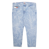 TOMMY HILFIGER Womens Jeans Blue Regular Straight Stone Wash W38 L27