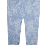 TOMMY HILFIGER Womens Jeans Blue Regular Straight Stone Wash W38 L27