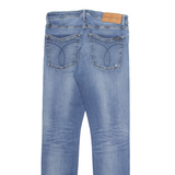 CALVIN KLEIN JEANS Womens Jeans Blue Regular Tapered Stone Wash W32 L32