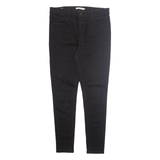 LEVI'S Womens Jeans Black Regular Tapered W31 L30