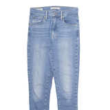 LEVI'S Womens Jeans Blue Regular Skinny Stone Wash W26 L28