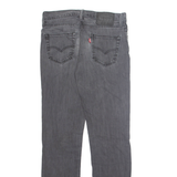 LEVI'S Womens Jeans Grey Regular Tapered W30 L31