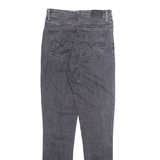 LEVI'S Womens Jeans Grey Regular Tapered W28 L31