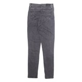 LEVI'S Womens Jeans Grey Regular Tapered W28 L31