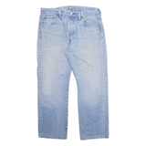 LEVI'S Mens Jeans Blue Regular Straight Stone Wash W32 L26