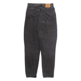 LEVI'S Womens Jeans Grey Regular Tapered W26 L29