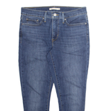 LEVI'S Womens Jeans Blue Regular Skinny Stone Wash W30 L25