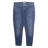 LEVI'S Womens Jeans Blue Regular Skinny Stone Wash W30 L25