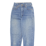 LEVI'S Womens Jeans Blue Regular Tapered Stone Wash W24 L30