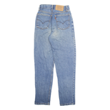 LEVI'S Womens Jeans Blue Regular Tapered Stone Wash W24 L30